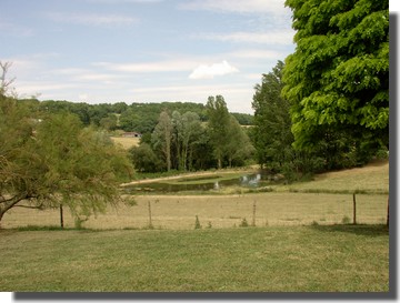 Vue sur l'étang